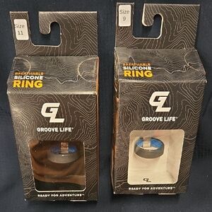 Groove Life Blue Silicone Ring for Men